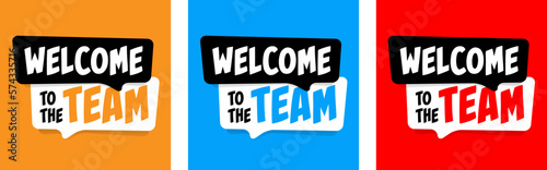 Welcome to the team