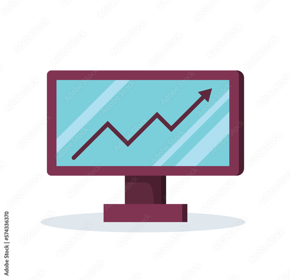 growth bar graph cartoon icon vector illustration growth bar graph cartoon icon vector illustration