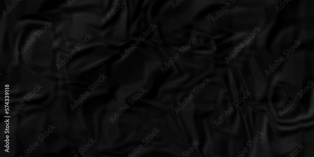Dark Black facbric paper backdrop crumpled texture. dark black textured crumpled black paper background. panorama black paper texture background, crumpled pattern. Dark Black facbric paper backdrop crumpled texture. dark black textured crumpled black paper background. panorama black paper texture background, crumpled pattern.
