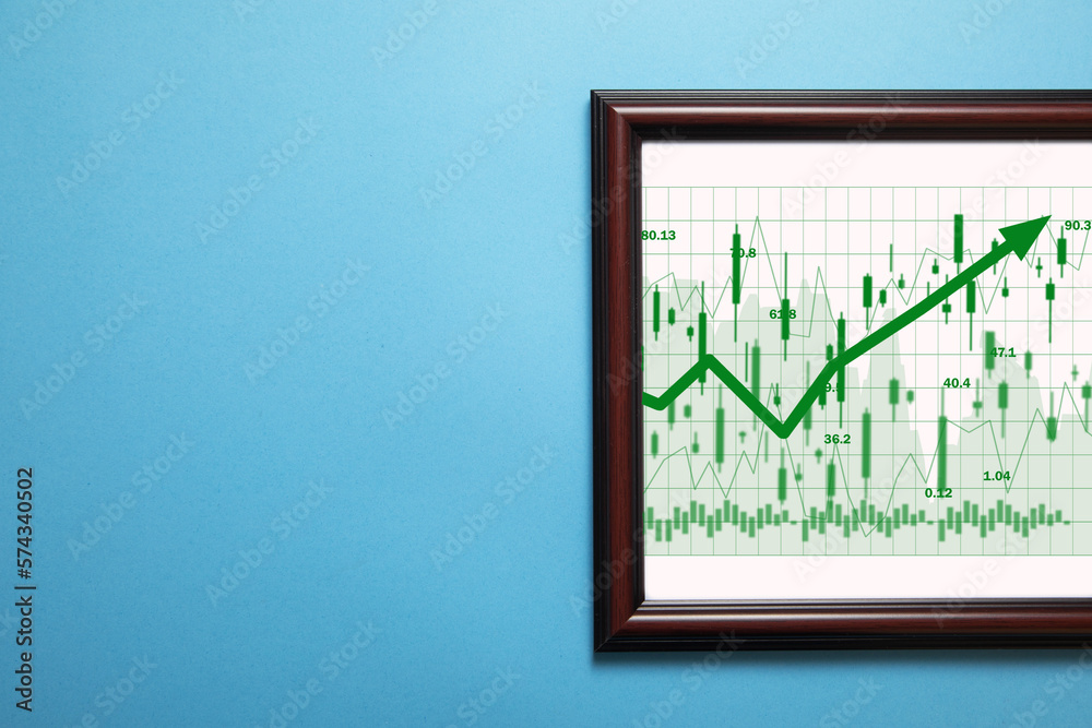 Graph and stock market statistics. Forex trading analysis Graph and stock market statistics. Forex trading analysis