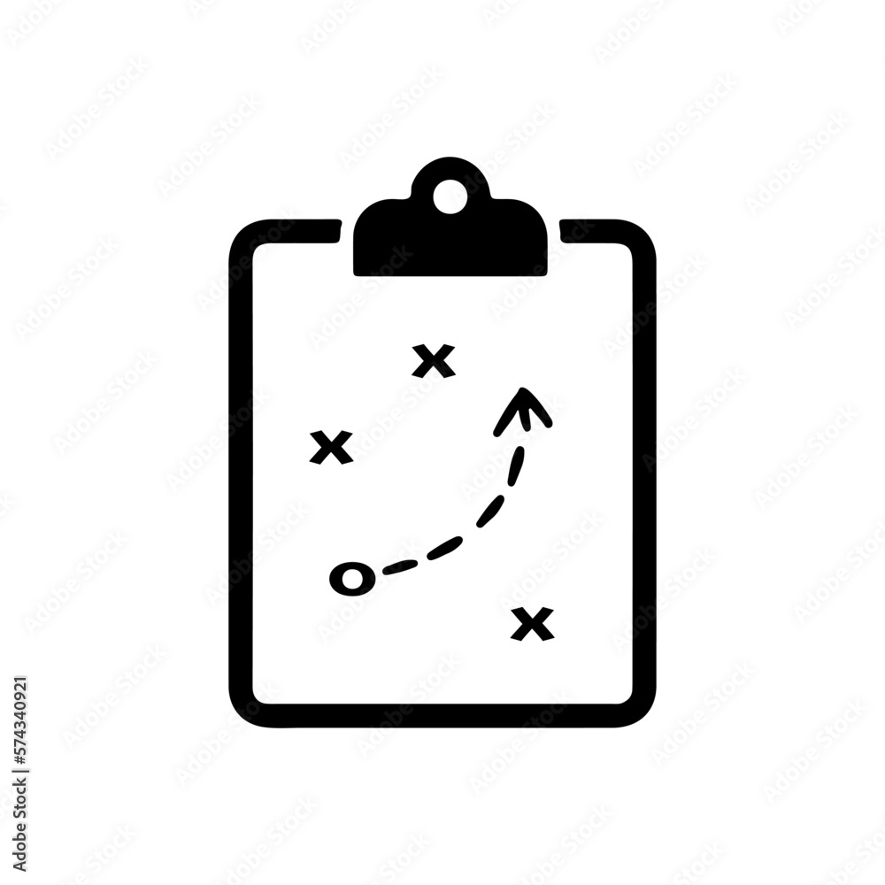strategy thin line vector icon strategy thin line vector icon