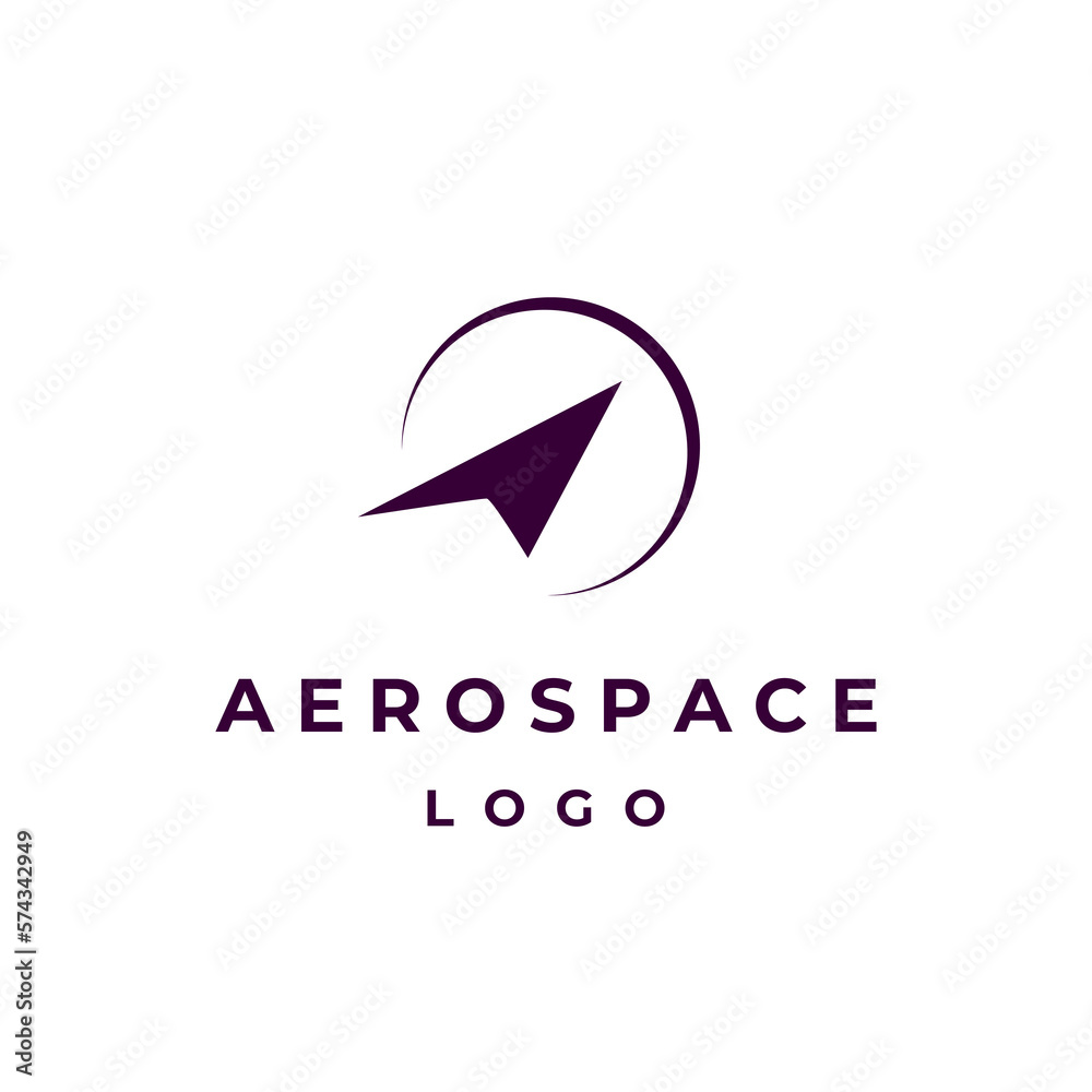 aerospace technology icon logo vector Stock Vector | Adobe Stock