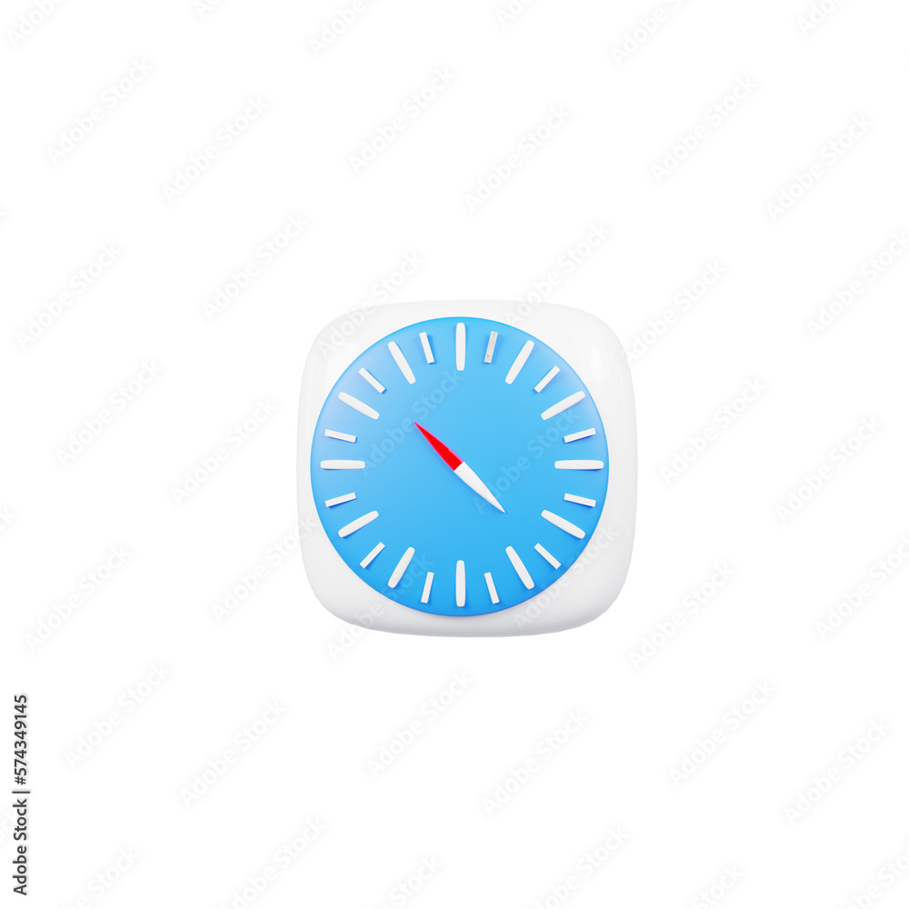 3d render safari icon for concept or design 3d render safari icon for concept or design
