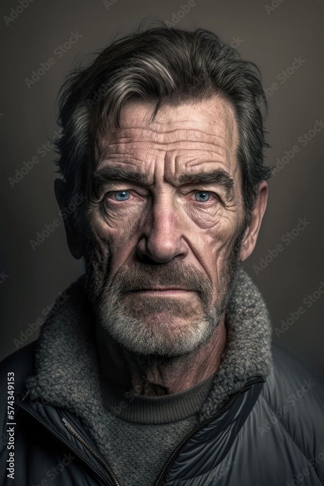 Face portrait of a serious caucasian man looking to camera. Face portrait of a serious caucasian man looking to camera.