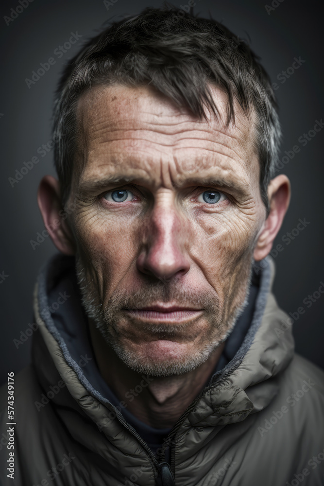 Face portrait of a serious caucasian man looking to camera. Face portrait of a serious caucasian man looking to camera.