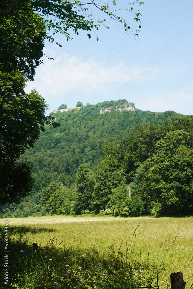 Hohenurach castle ruins in Bad Urach, Germany Hohenurach castle ruins in Bad Urach, Germany