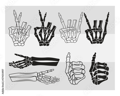 Skeleton Hands SVG, Skeleton Hands, Middle Finger, Rack Hand, Grabbing Skelly Hands, Peace Skelly Hands, Hearts Skelly Hands Svg, Skeleton Hands Silhouette, Cut File, Rock Skeleton Hands, Vector
