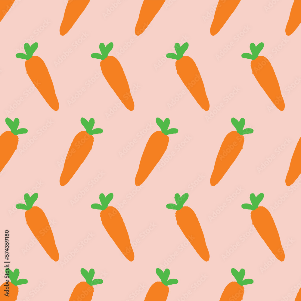 VEGETABLE CARROT ALL OVER PRINT SEAMLESS PATTERN VECTOR VEGETABLE CARROT ALL OVER PRINT SEAMLESS PATTERN VECTOR
