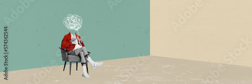 Tableau sur toile Creative design in retro style