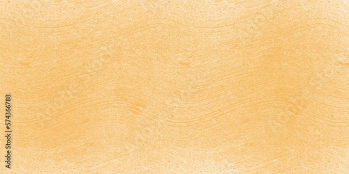 Textured background of old raw cement or yellow plaster wall with stains and cracks