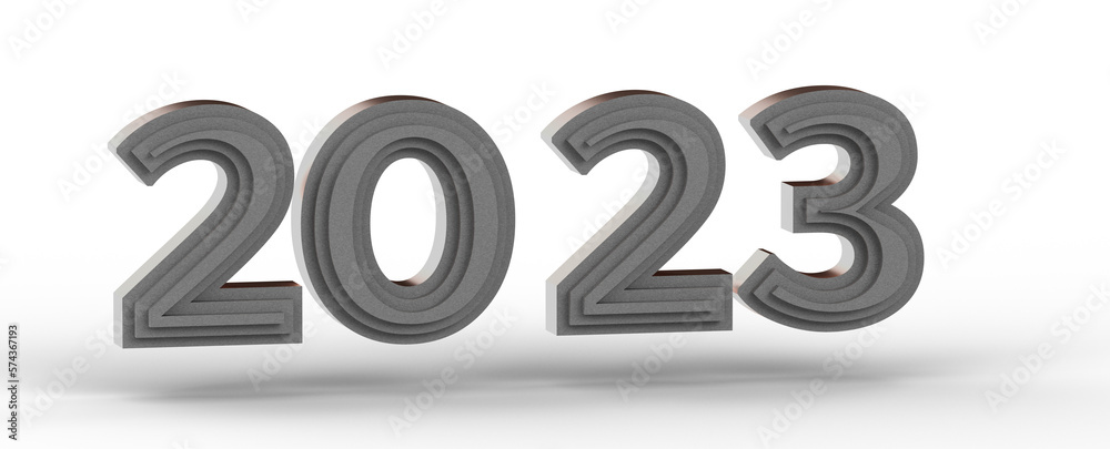 Year as Number - Typography design of 2023 with welcome 2023 concept design. Year as Number - Typography design of 2023 with welcome 2023 concept design.