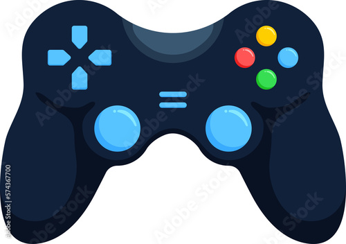 Gamepad and joy game,playing game.Multimedia, Communication, entertainment, modern equipment technology concepts.