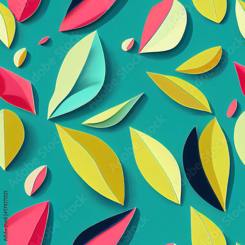 seamless pattern with leaves