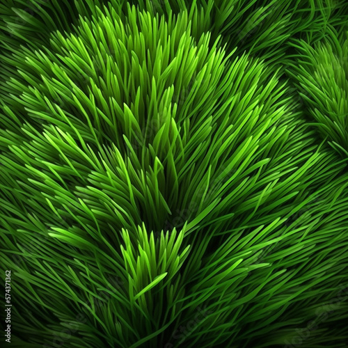Grass Background. Ai Generated