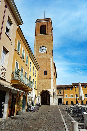 Theater von Fano Italien (Marken) Hochformat