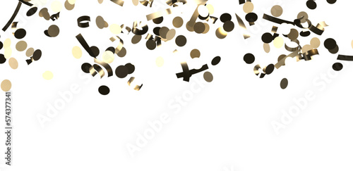 Gold Confetti Glitter Overlay © vegefox.com
