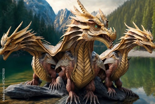 three headed dragon © Egor