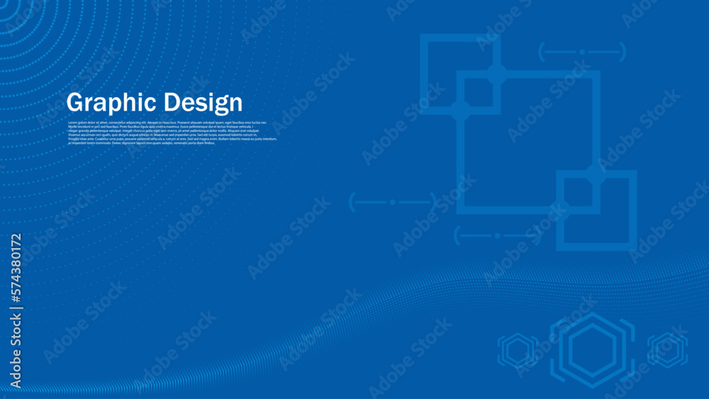 abstract innovation background consists of square, line and dot circle. graphic