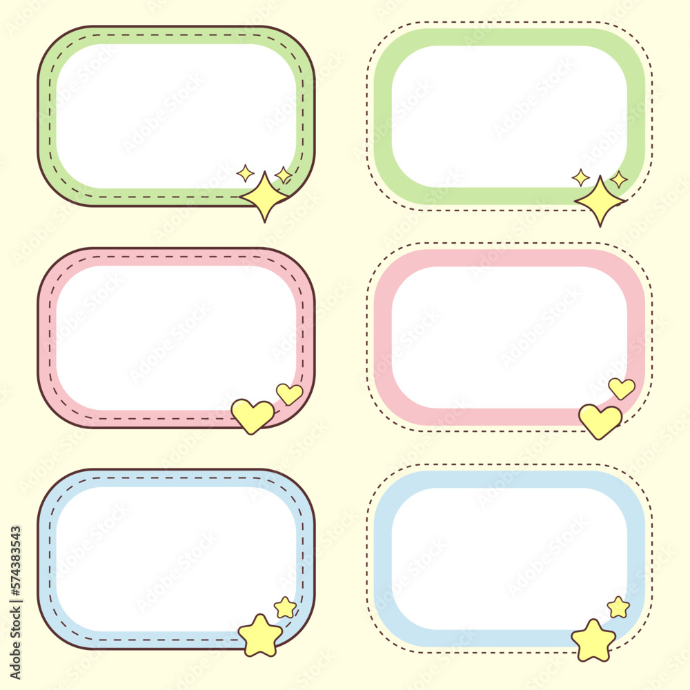 © Euangfa - adorable border box collection, Set of cute frames, cute frames collection, Set of vector frames, vector colorful calligraphic frames © Euangfa - adorable border box collection, Set of cute frames, cute frames collection, Set of vector frames, vector colorful calligraphic frames
