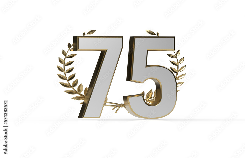 Obraz premium 75 year anniversary. png