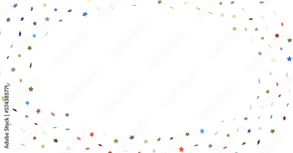 stars confetti on american independence day stars confetti on american independence day