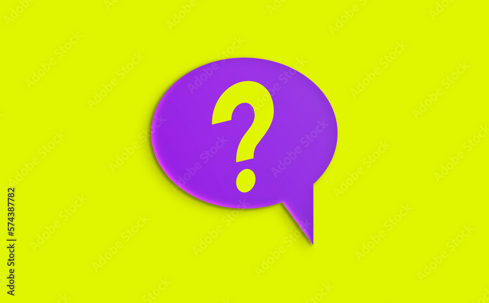 question mark bubble