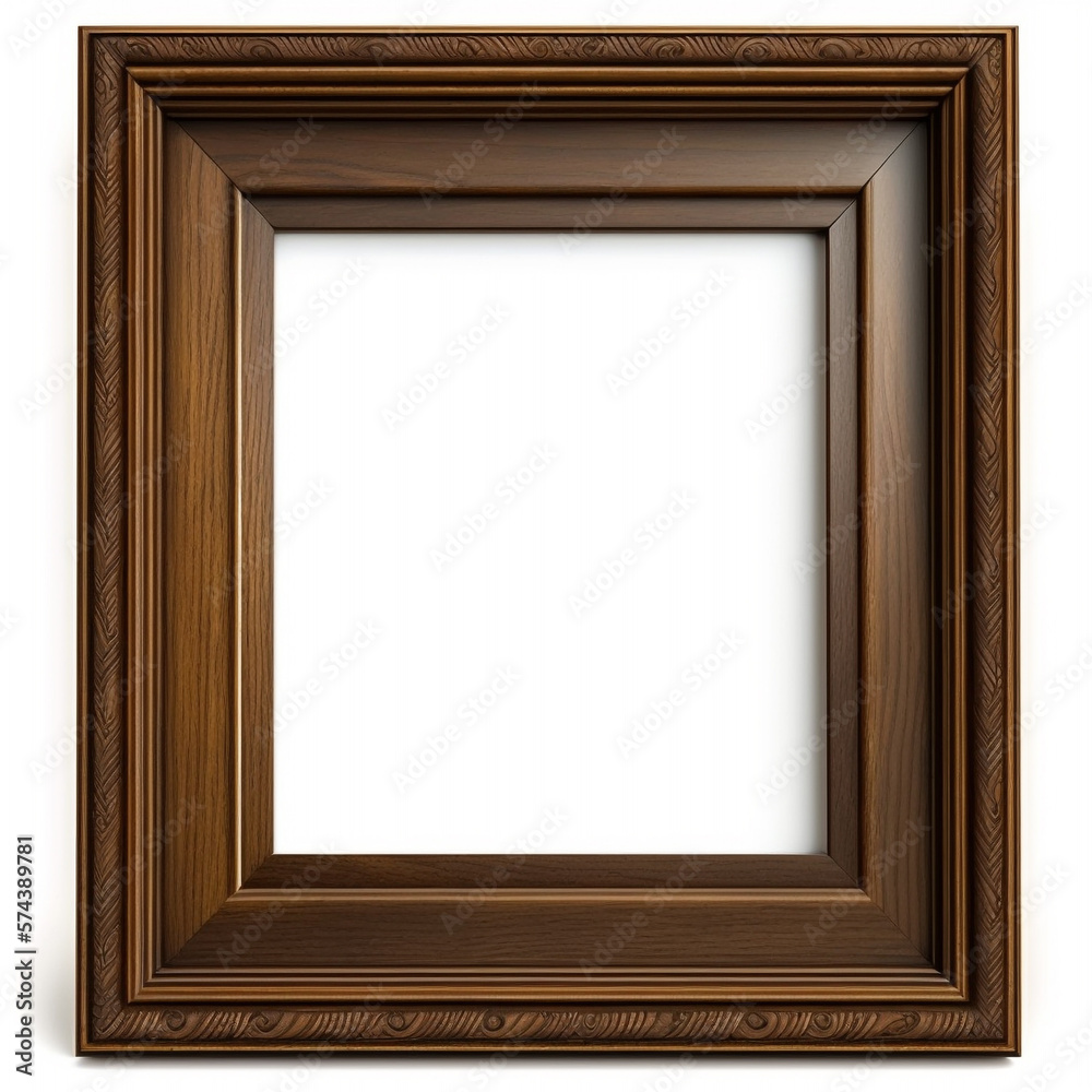 Decorative picture frame with a cut out of a craft, made with generative AI Decorative picture frame with a cut out of a craft, made with generative AI