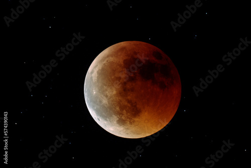 Fotografia Eclipse Lunar Julio 2018 (Granada)