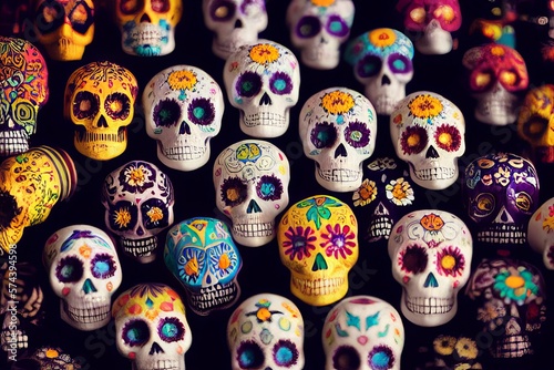 Bilde på lerret Gorgeous Calaveras candies