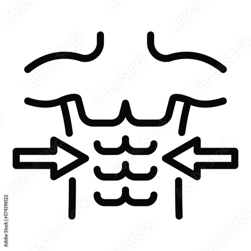 a man's set of visibly six pack well-developed abdominal muscles
