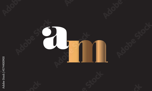  AM, MA , A , M , Abstract Letters Logo Monogram