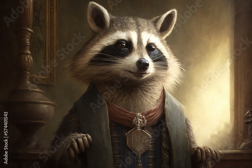 Revelry and Revenge: A Mythic Tale of a Rogue Raccoon Generative AI