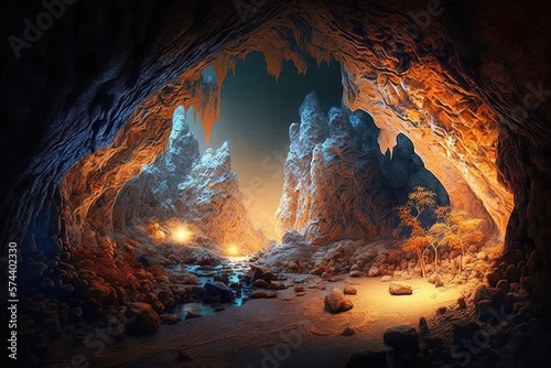 Where Dreams Evolve into Reality: The Magical Caverns of Enchantment Generative AI