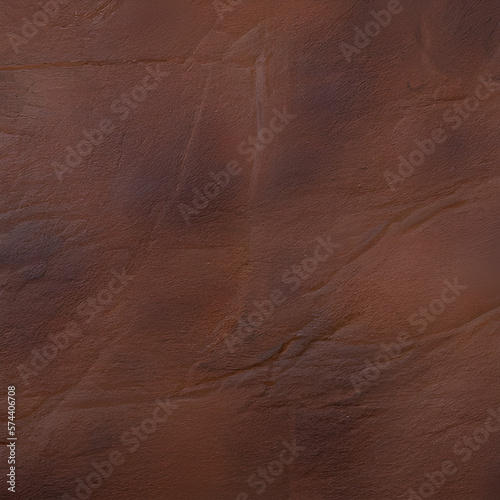 Brown Leather Texture Background created with Generative AI technology