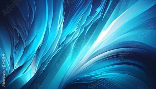 Striking Abstract Wallpaper with Light Blue Palette, Generative AI