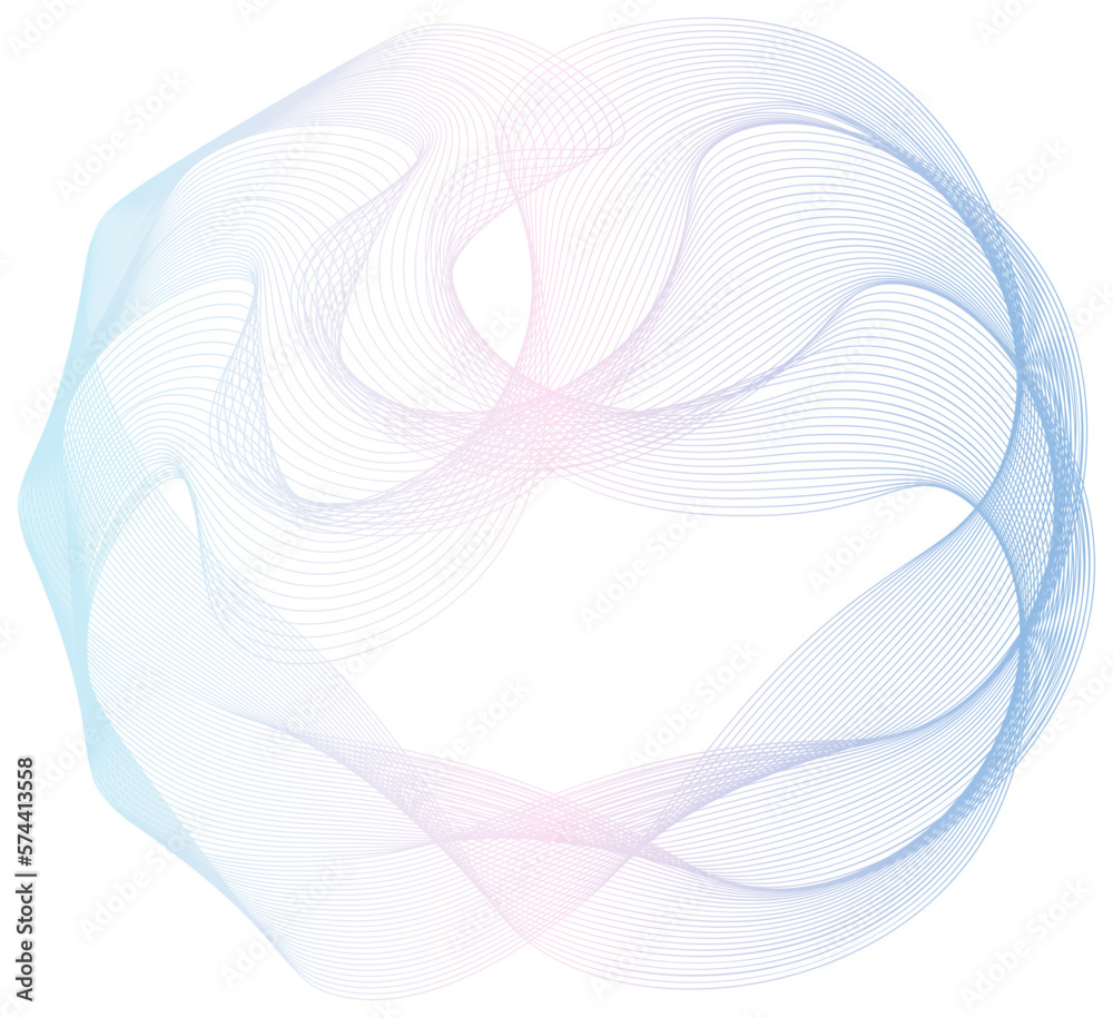 Abstract pink and blue circle wave frame background. Vector illustration. Abstract pink and blue circle wave frame background. Vector illustration.