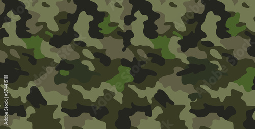 Camuflagem militar verde (Green military camouflage) photo