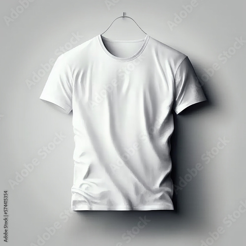 White t-shirt mockup, Generative ai © Deep Ai Generation