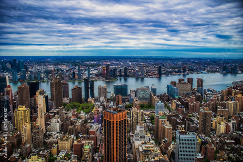 East river usa Manhattan new York panorama, ville © cyrille godrie