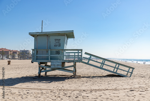 Santa Monica Beach Lifeguard Tower
