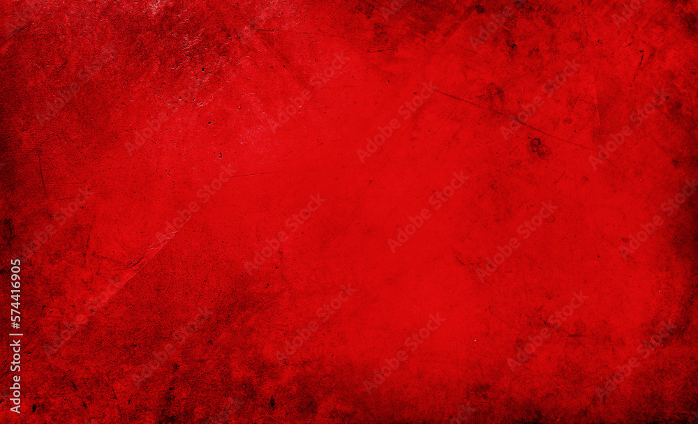 Obraz premium Red textured concrete wall background