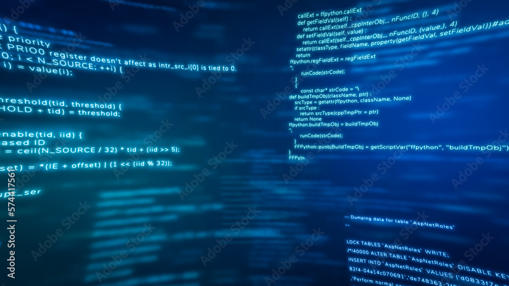 Program Code Computer Programming Character Screen Background