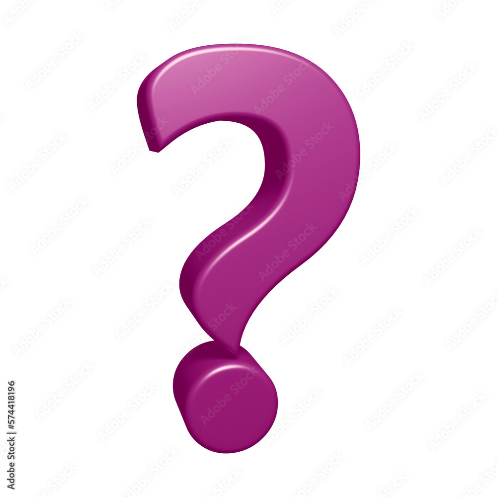 Purple question mark or icon design in 3d rendering
Purple question mark or icon design in 3d rendering