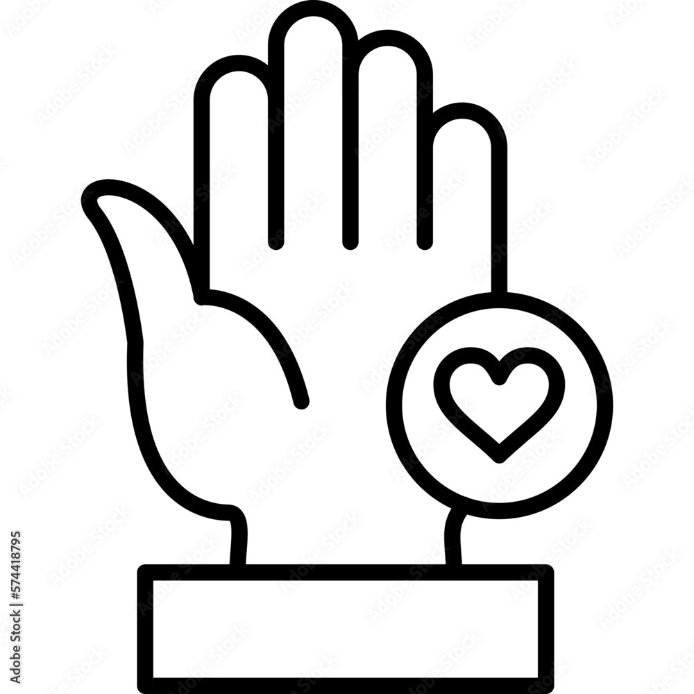 Obraz premium Volunteer Icon