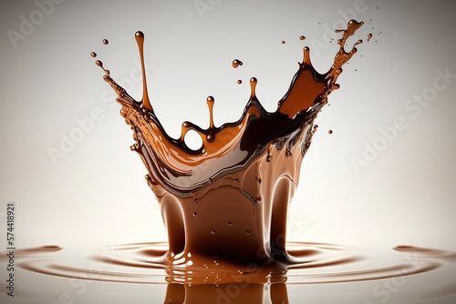 a splash of chocolate 