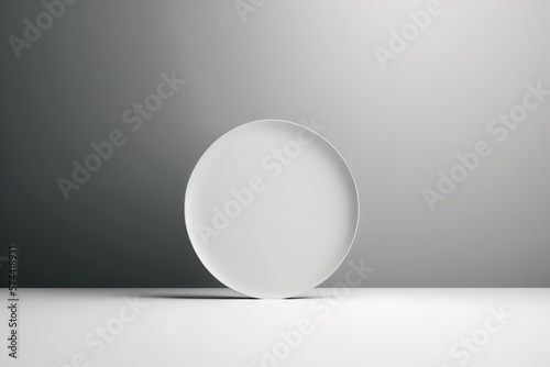 blank white plate mockup © stasknop
