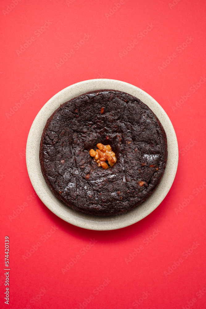 typical portuguese cake with dry fruits Bolo de Madeira typical portuguese cake with dry fruits Bolo de Madeira