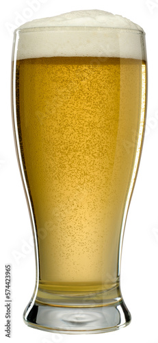 Fotografia, Obraz Pint glass of lager beer