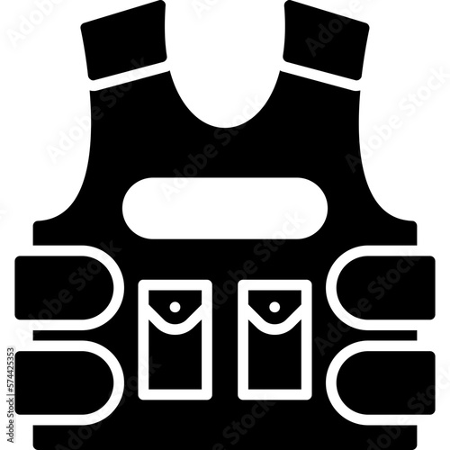 Bulletproof Jacket Icon