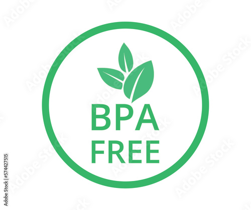 Isolated BPA free symbol.